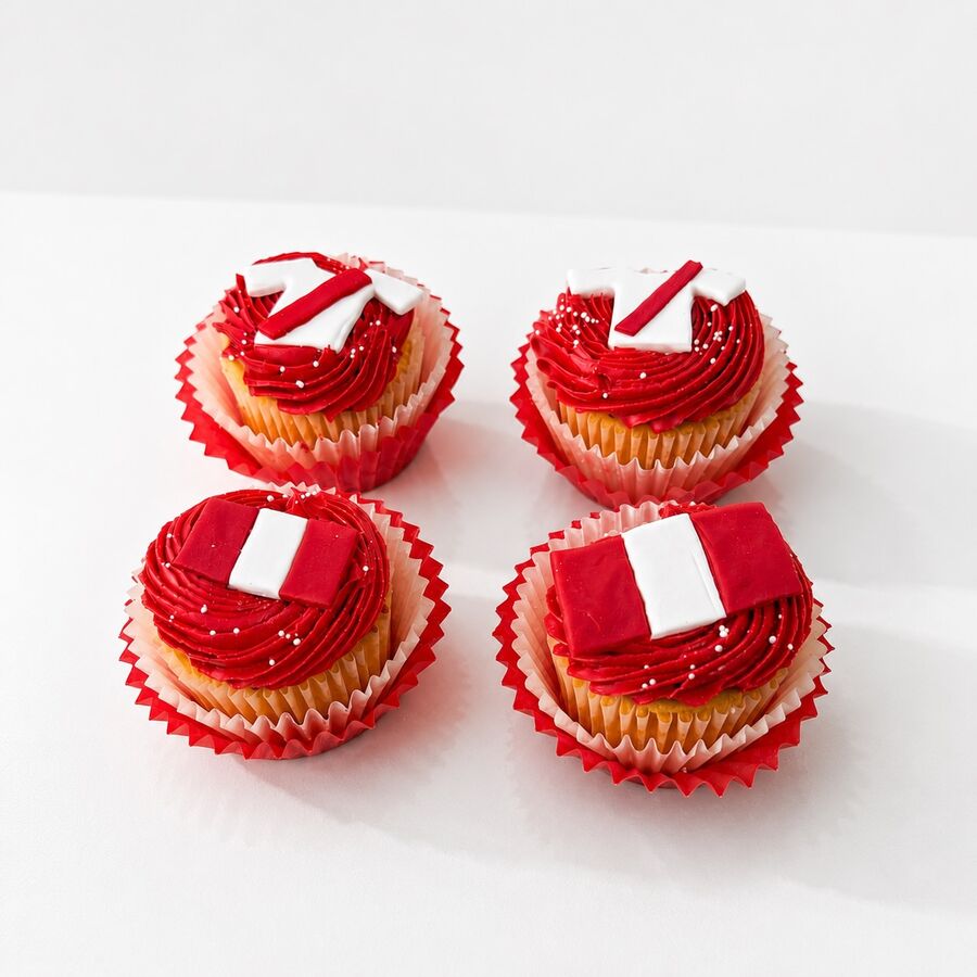 Cupcakes decorados de Liu Liú