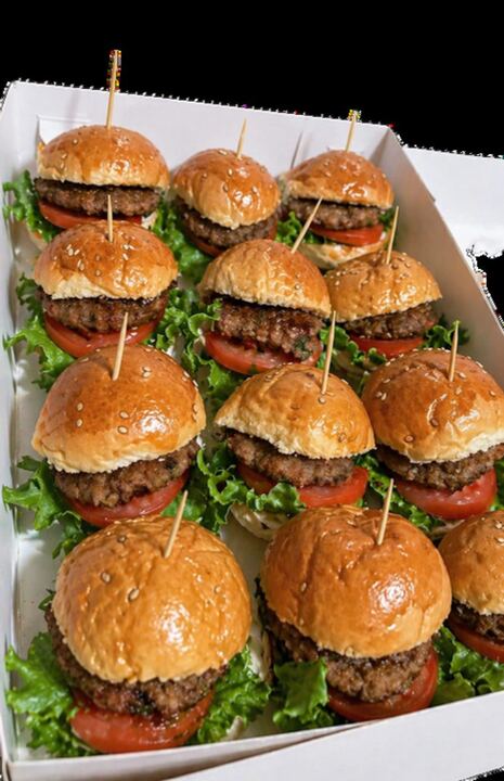 Mini burger clásica