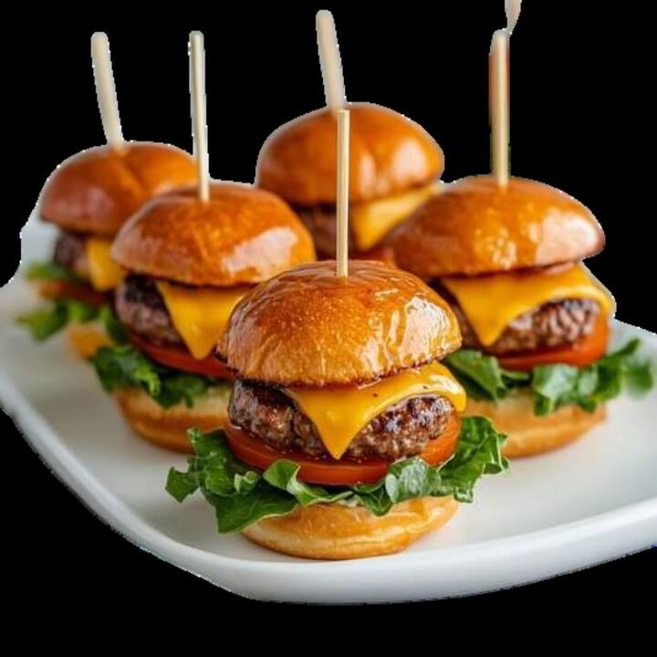 Mini cheese burger
