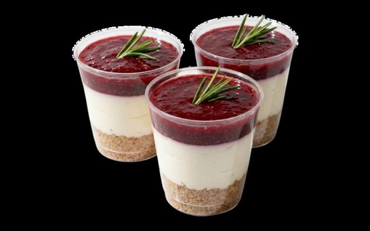 Mini Cheesecake de arándanos