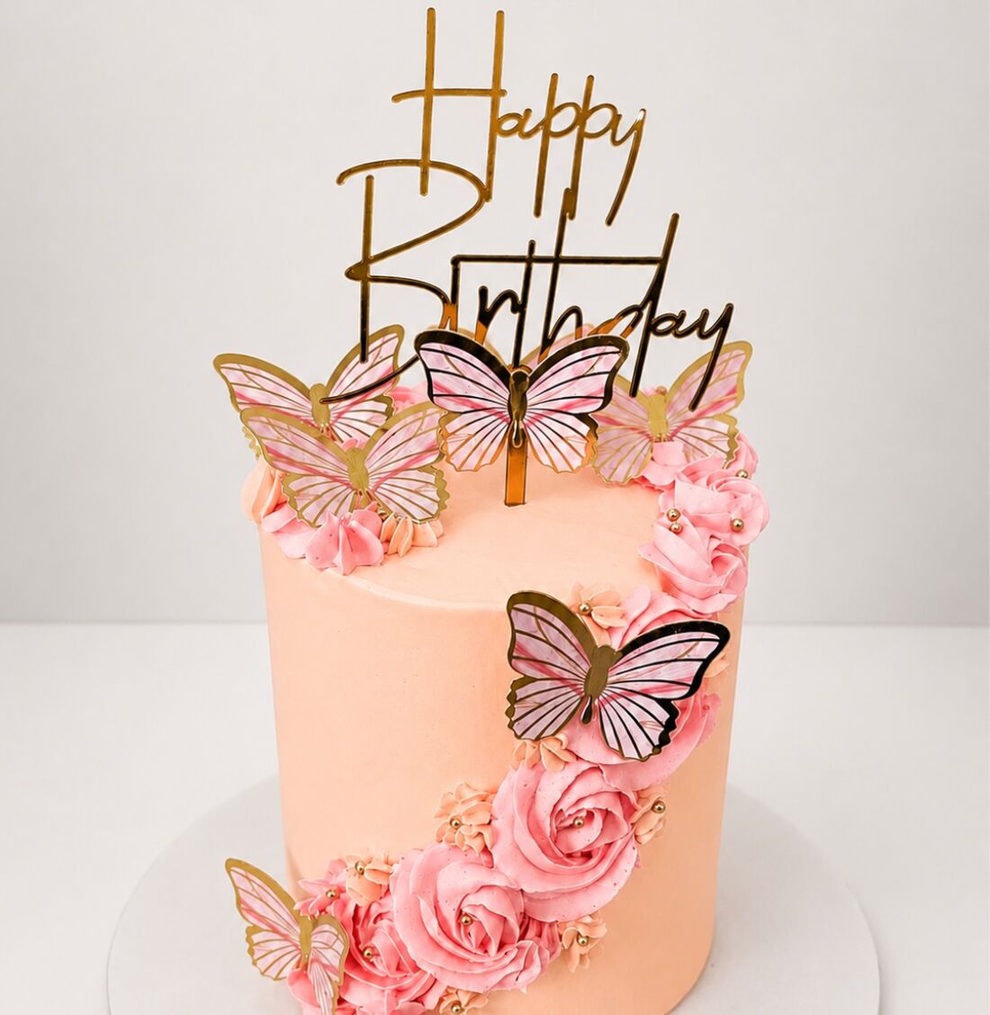 Torta Rosa Mariposas